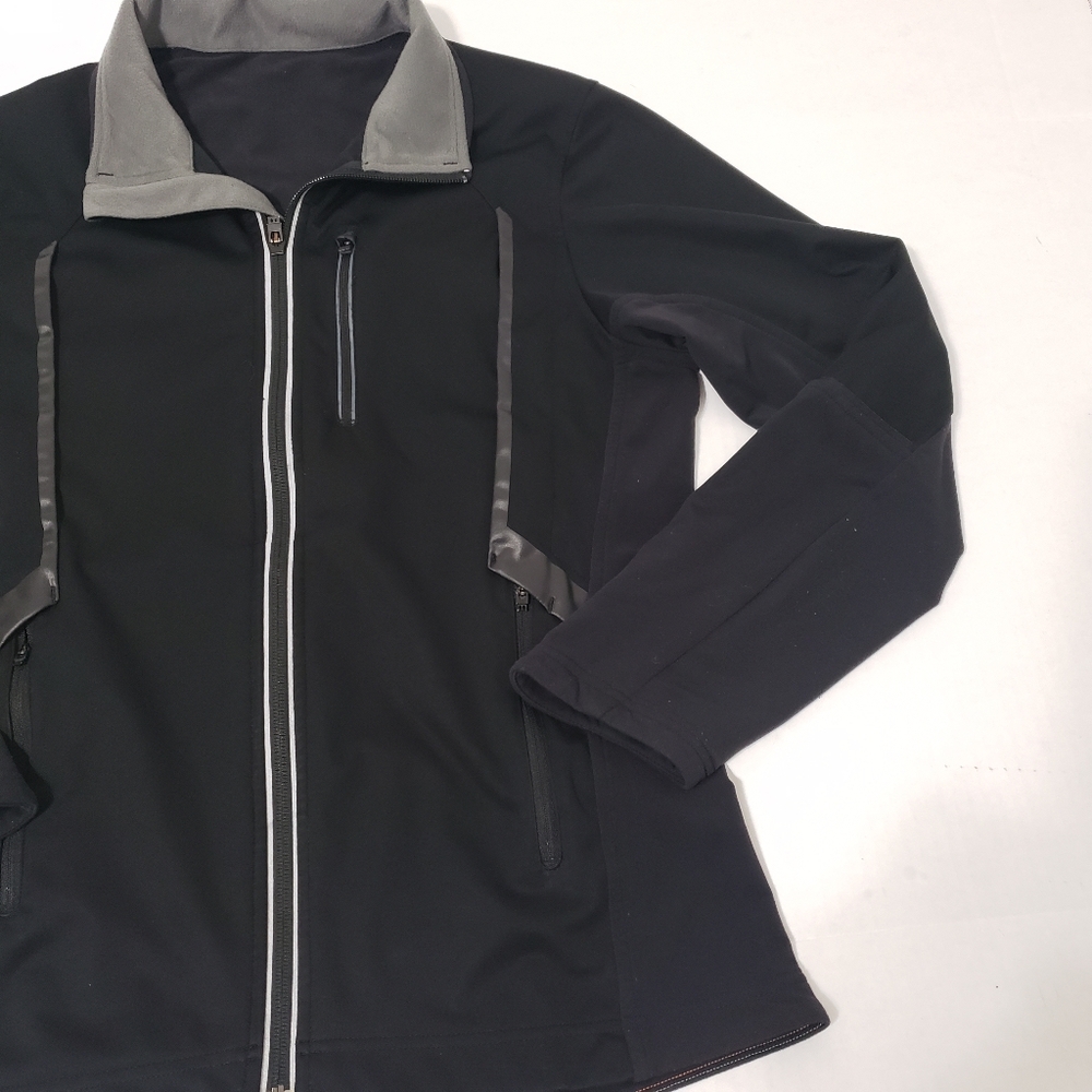 Lululemon athletica full zip Jacket Hoodie Men's sz small black - Picture 8 of 11